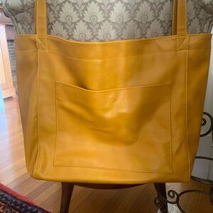 Vegan Leather Large Tote